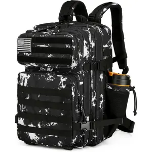 25L Two-Tone Hiking Backpack - Lightweight Molle Assault Pack for Outdoor & Travel