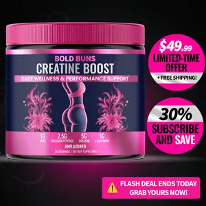 Bold Buns Creatine for Women – Build Strength, Support Skin Glow & Hair Heath, Recover Faster | 30 Servings Bold Buns Creatine for Women – Build Strength, Support Skin Glow & Hair Heath, Recover Faster | 30 Servings