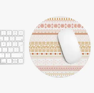 Christmas Mouse Pad, Holiday Mouse Pad, Christmas Desk Decor, Holiday Desk Decor, Christmas Mouse Pad Pink Boho, Holiday Pink Mousepad retro