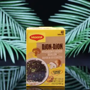 Maggi Djon Djon Bouillon cubes Black Mushoom Flavored Maggi Djon Djon Tablets Box of 48