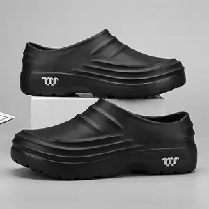 FoamFam Waterproof Non-Work Clogs Chef & Nurse - & Odor Resistant Safety Shoes, Thick Sole Comfy Moccasin - Healthcare Hospital Restaurant (FREE SOCKS) Fathersdaygift Chunky Footwear Women