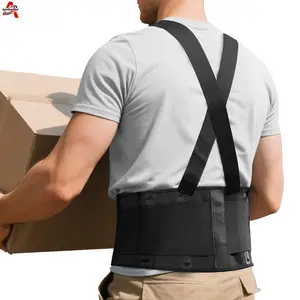 Working Lumbar Lower Back Brace Support Belt with Adjustable Straps, Back Pain Relief & Injury Recovery, Heavy Lifting Support Back Brace with Suspenders