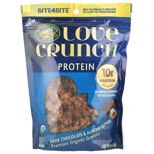 Nature's Path Love Crunch®, Protein, Premium Organic Granola, Dark Chocolate & Almond Butter, 11 oz (312 g)