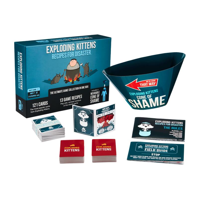 Recipes for Disaster by Exploding Kittens - The Ultimate Exploding Kittens Game with New Ways to Play - Family Friendly - Ages 7+ - 2-5 Players