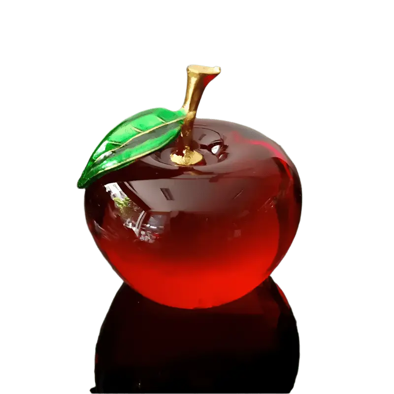 Delicious Dew Apple Glass Art