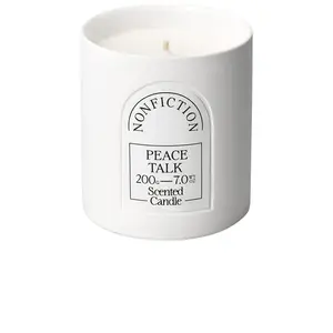NONFICTION Peace Talk Scented Candle NONFICTION Peace Talk Scented Candle