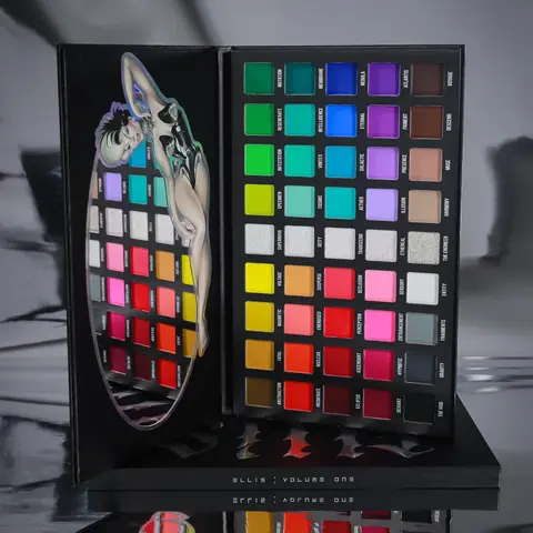 Ellis Atlantis Vol 1 - 45 Shade Eye And Face Palette + Magnetic Pans - Beginner Friendly Makeup With Easy To Blend Formula
