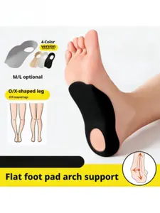 1 pair of arch support orthopedic insoles - thickened shock-absorbing heel and toe anti slip pads, suitable for flat feet and arch sagging - unisex, sports and daily shoes (3/4 length), comfortable fit, soft shock absorption, lifestyle oriented