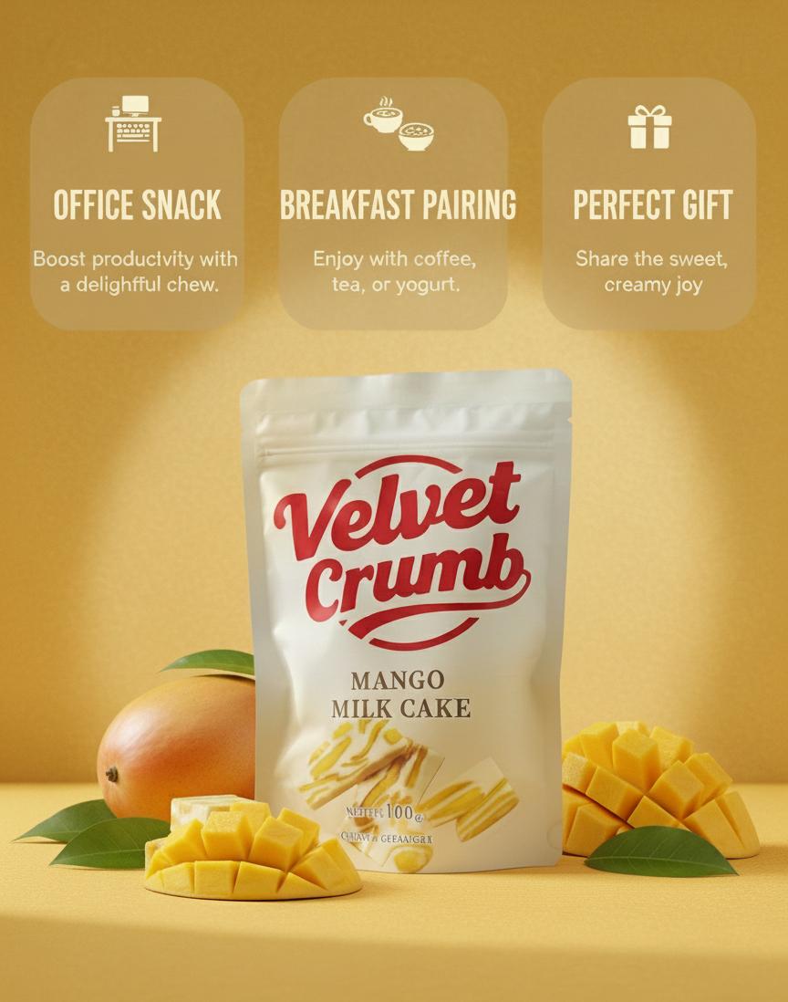 6-Pack Strawberry Milk Cake & Mango Milk Cake, Assorted Soft Milk Cake Combo with 2 Fruit Flavors. Includes 3 bags of strawberry milk cake and 3 bags of mango milk cake, individually wrapped. Soft and creamy treats, perfect for party desserts.