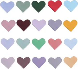 Pack of 20 Heart-Shaped Magnetic Bookmarks, Perfect for Book Lovers Women, Men, Teachers, Students, Birthday, Christmas, Graduation Print