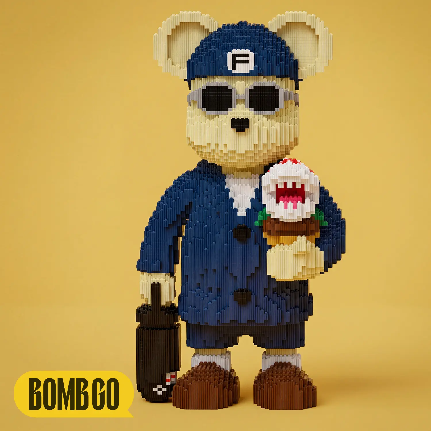 【BOMBGO】 Building Block, Toys,Birthday Gift,Christmas Gift,Educational Building Blocks,Trend Decoration,Cool Gifts,Brick,Family Bonding BlackFriday Christmas