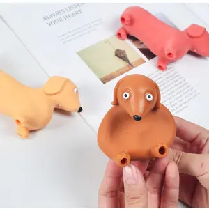 Stress Relief Sausage Dog Toy, Squeeze and Release Fun, Kids' Favorite Stress Ball, Perfect Gift for Children, High-Quality Plush Material