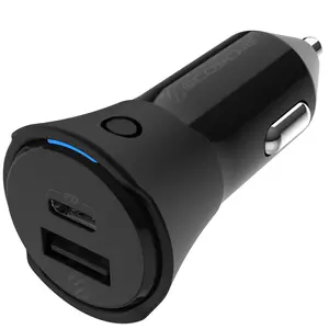 Scosche FoundIT Charge Item Locator with 32W Dual-Port USB-A & USB-C 12V Car Charger for Fast Device Tracking & Dual-Device Charging