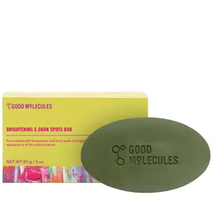 Good Molecules Brightening & Dark Spots Bar - Soap Free Face and Body Bar - Skin Care