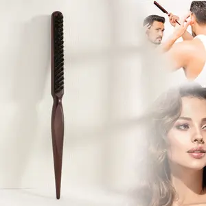 Unisex Hair Brush and Comb Set, Edge Control Styling Tools, Suitable for Backcombing, Detangling, Smoothing Curly and Straight Hair, Hair Styling Combs