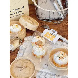 Soup Dumpling Taba Squishy Xiaolongbao Steamed Bun Fidget Toys ASMR Sensory Simulated Food Toys for Adults Anti Stress Relief