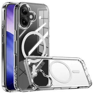 Magnetic Designed for iPhone 17 Case Clear, [Compatible with Magsafe] [Not Yellowing] [Military-Grade Drop Protection] Clear Phone Cases for Apple iPhone 17-6.3 Inch