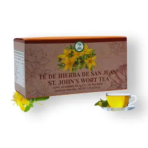 Hierba De San Juan TE (St. John's Wort tea) 25 tea bags, vegan, 100% Natural