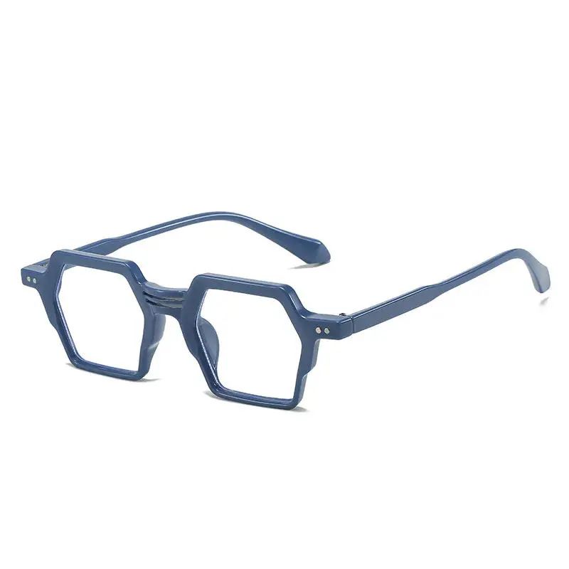 Retro Rivets Hexagon Glasses