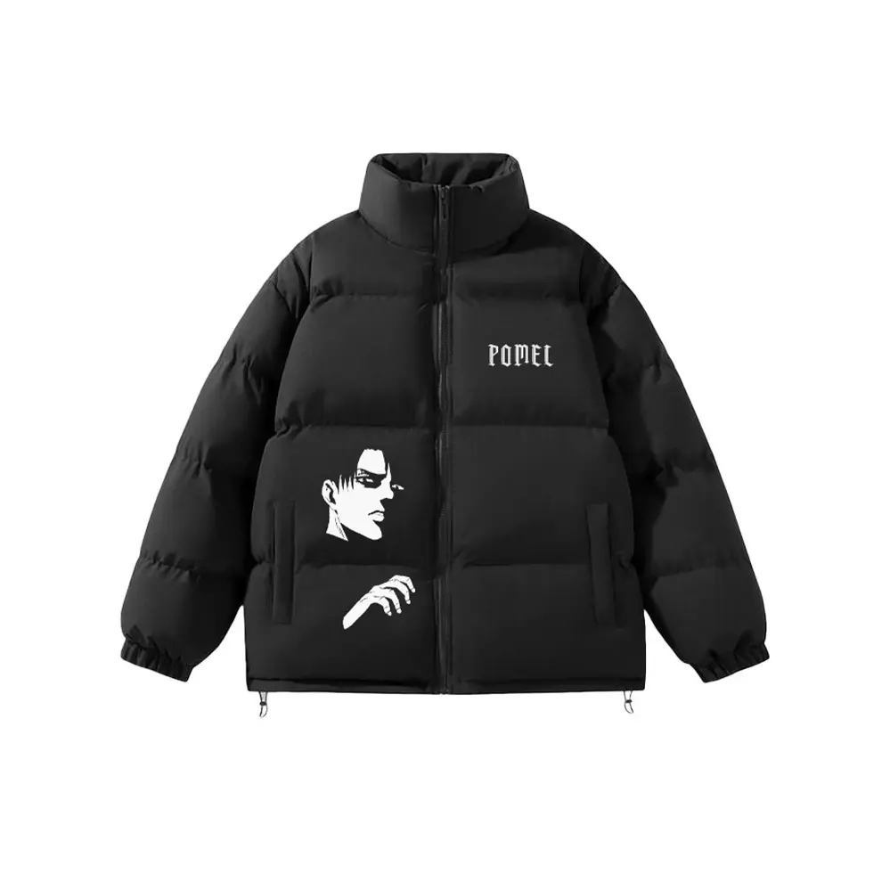 THE STRONGEST SOLDIER PUFFER JACKET (BLACK)