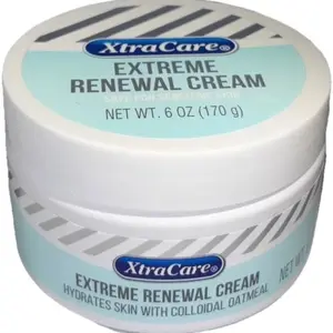 XtraCare Extreme Renewal Cream - 6 oz (170 g) - Hydrates Skin with Colloidal Oatmeal - Safe for Sensitive Skin