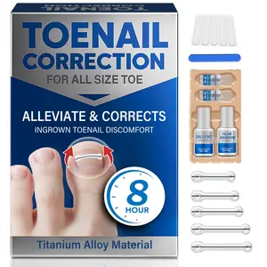 Ingrown Toenail Correction Patches – Pain Relief & Nail Straightening, 8-Hour Wear, 5 Sizes
