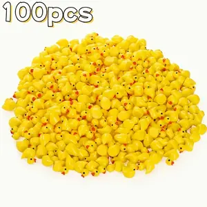 50/100 Mini Yellow Duckling Statues, Resin Home Decor, Duckling Birthday Gifts, Cheap Girl Products, Cheap Girl Products, Cheap Party Gifts, Fairy Garden Accessories, Outdoor Fairy Garden Accessories, Holiday Garden Potted Plant Decoration