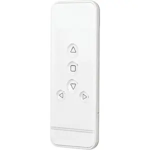 5  Transmitter RF 433.92 Remote Controller for Motorized Windows Shades and Blinds,White