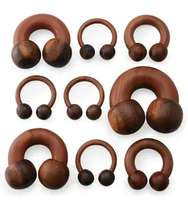 Wooden Circular Barbell Hoop Plugs
