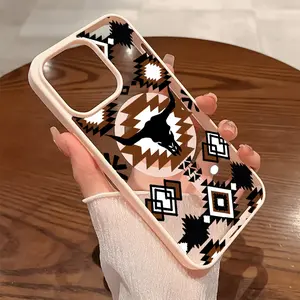 Premium Magnetic Case for iPhone11/12/13/14/15/16/17/promax Western Elements Bullhead y2k cased MagSafe Ready, Anti-Fall, Springtok and Ultra-Thin Design |   Perfect for Everyday Use Protector Screen Protector Aesthetic Resistance Protection Protective