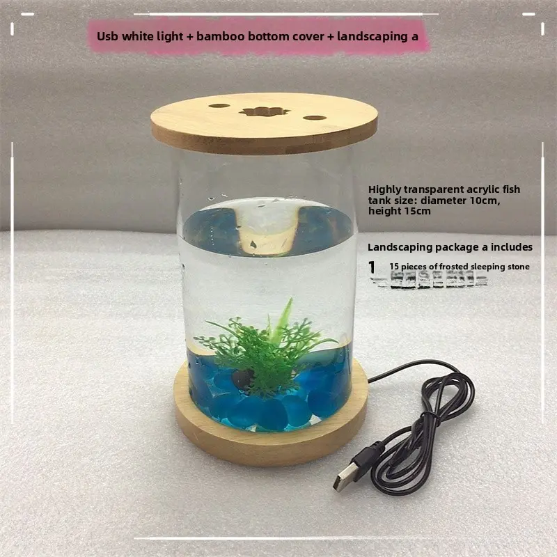 Fish tank + USB white light + Package A