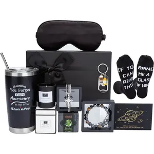 Birthday Gifts for Men Premium Gifts Baskets for Him Gifts Basket Ideas Set Thank You Gifts Man Retirement Gifts Father Birthday Presents for Dad Husband Boyfriend Box Christmas Gifts Baskets