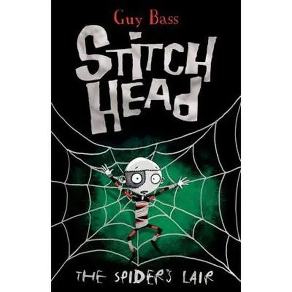 USED Book - The Spider's Lair (Stitch Head) by Guy Bass (Paperback) - english