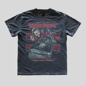 Vintage Death Proof Shirt, Quentin Tarantino Tee, Classic Retro Movie Top