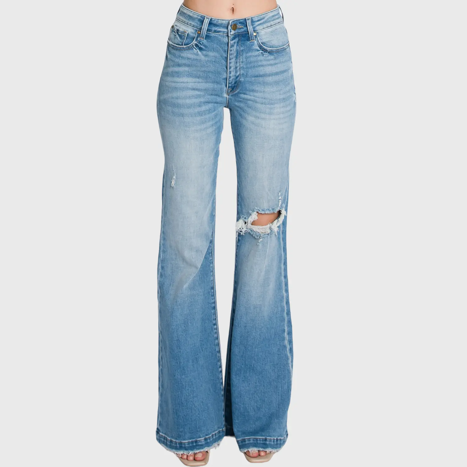 70s inspired wide leg flares (Petite)