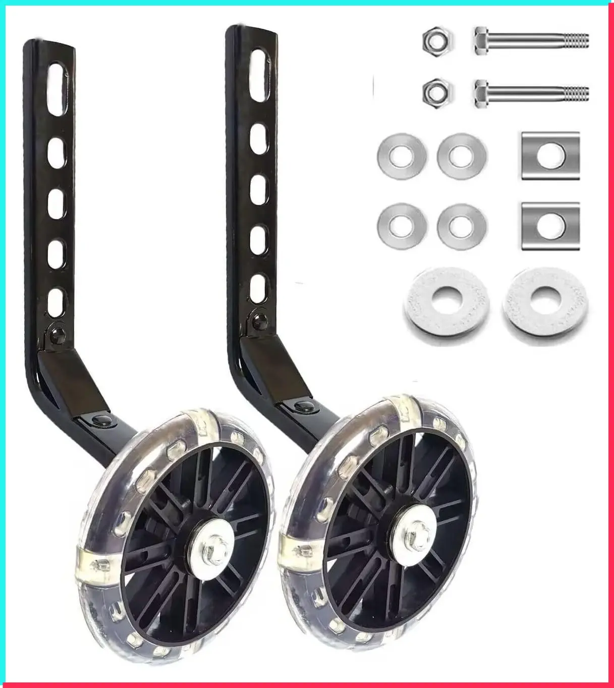 Bike Training Wheels for 12 14 16 18 20 Inch Single-Speed Bicycles