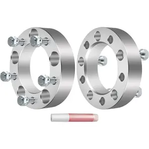 2pcs 5 lug Wheel Spacers 1.5 inch 5x5.5 to 5x5.5 5x139.7mm to 5x139.7mm fits for 2003-2005 for E-150 Club Wagon| 1992-2002 for E-150 Econoline| 1999-2003 for 1500 Van with 1/2" Studs