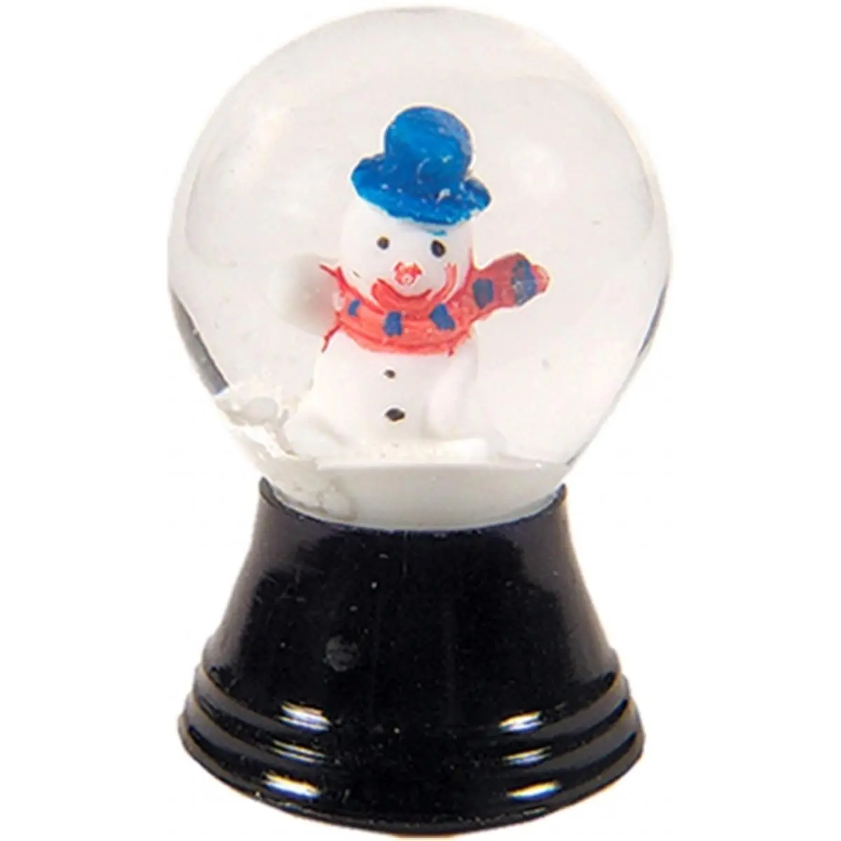 212 MAIN Perzy Mini Real Blown Viennese Glass Snowman Snowglobe Ornament - Festival Party-Style Christmas Home Decor, Collectible Decoration