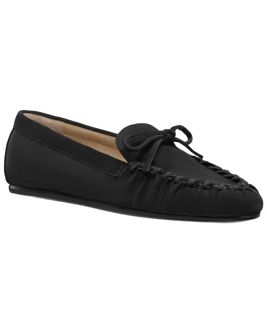 Stuart Weitzman Britt Bow Suede Loafer
