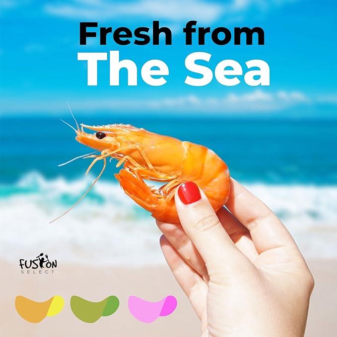 Fusion Select 1 Pk Uncooked Prawn Crackers - Multi-Colored Shrimp Chips for Sharing, Serving Snack Platters at Parties - Dehydrated Seafood Chips, Ready to Cook & Easy to Fry - Savory Asian Snacks 8oz