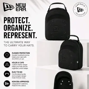 Black 6-Pack Cap Carrier