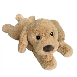 14"|1.6Lbs Golden Retriever stuff Plushies toys, Weighted Stuffed Animals stich stuff Plushies, toy Gift idea, Microwavable Heating Pad for Cramps, Pain Stress Relief, Heatable Coolable Lavender Scented for Anxiety, CUCKOOL Valentine's day gift idea