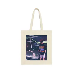 Cotton Canvas Tote Bag, Shopping bag, Eco-friendly Tote, trendy bag, aesthetic vintage tote, artsy bag