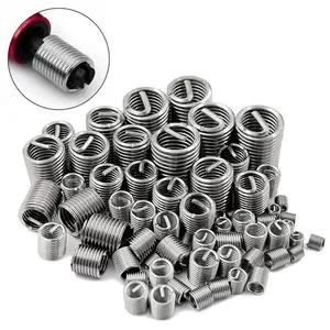 M3-M12 304 Stainless Steel Wire Thread Insert Socket Set, Wire Threaded Sleeve Thread Repair Kit, Hand Tool Accessories
