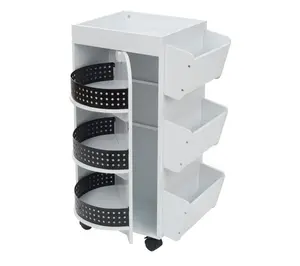 Studio Designs 4 Sided Swivel Mobile Organizer Cart