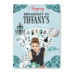 Breakfast at Tiffany's Sticker Pack (Silver Foil)