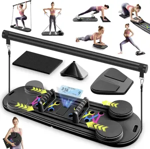 Pilates Reformer, Reformer Pilates Home Exercise Machine, Multifunctional Abdominal Board, Portable Foldable Abs Training Equipment, Women's Pilates Core Workout Equipment