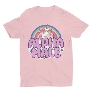 Ironic Alpha Male Unicorn Rainbow, Funny Unisex Tshirt, Bella Canvas Tee, Funny Shirt, Funny Graphic Tee, Offensive Shirt, Weird "Hoodie, T-shirt and sweater