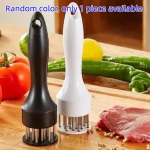 Random Color Chicken Leg Wing Meat Tenderizer Needle Hammer Kitchen BBQ Tool, Stainless Steel Meat Tenderizing Pin, Cooking Utensil, Kitchen Gadget