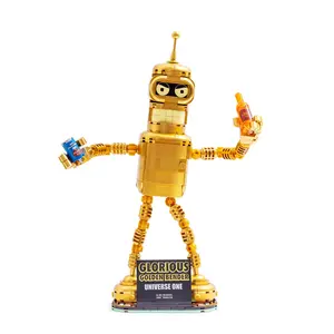 Brickcraft Futurama Glorious Golden Bender 396-Piece Building Kit
